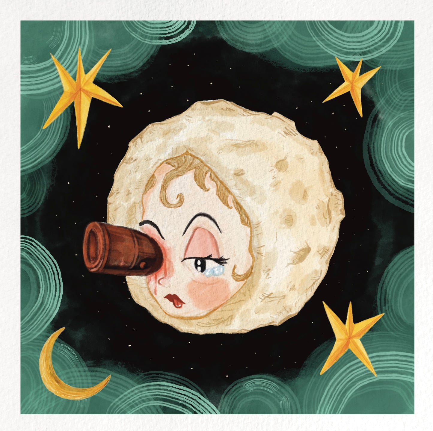 A Trip to the Moon print