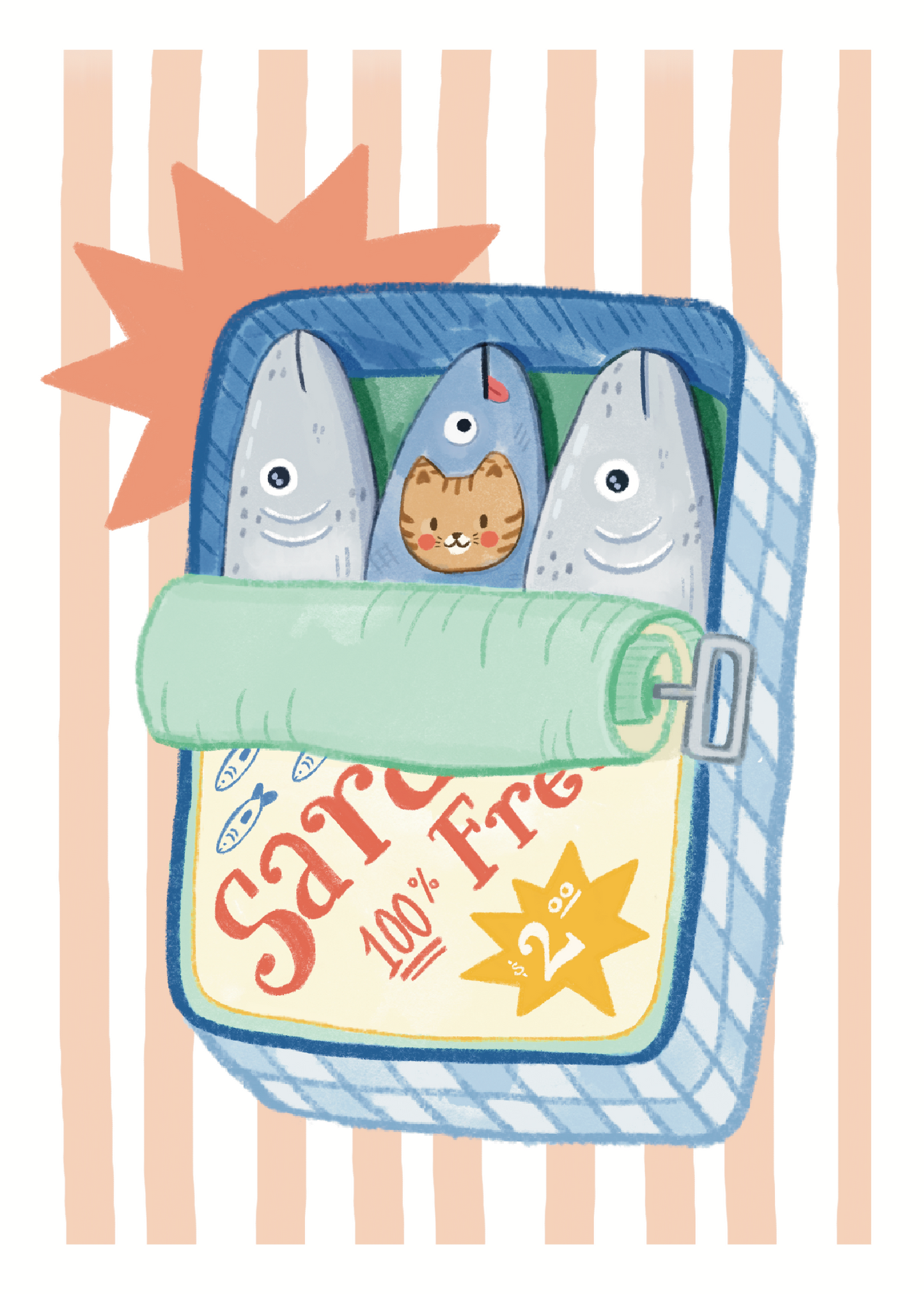 Something's Fishy print