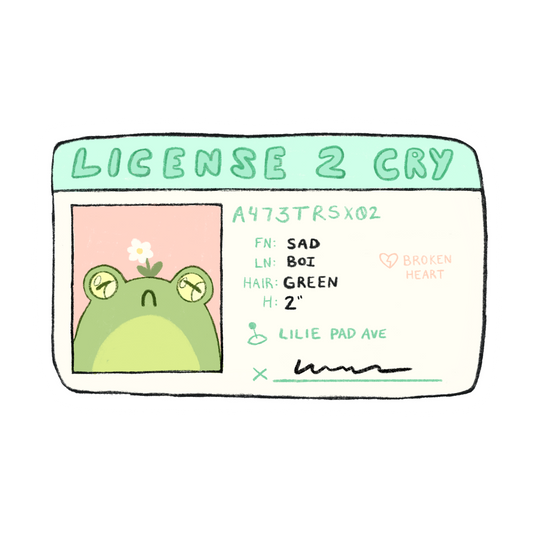 License to Cry sticker