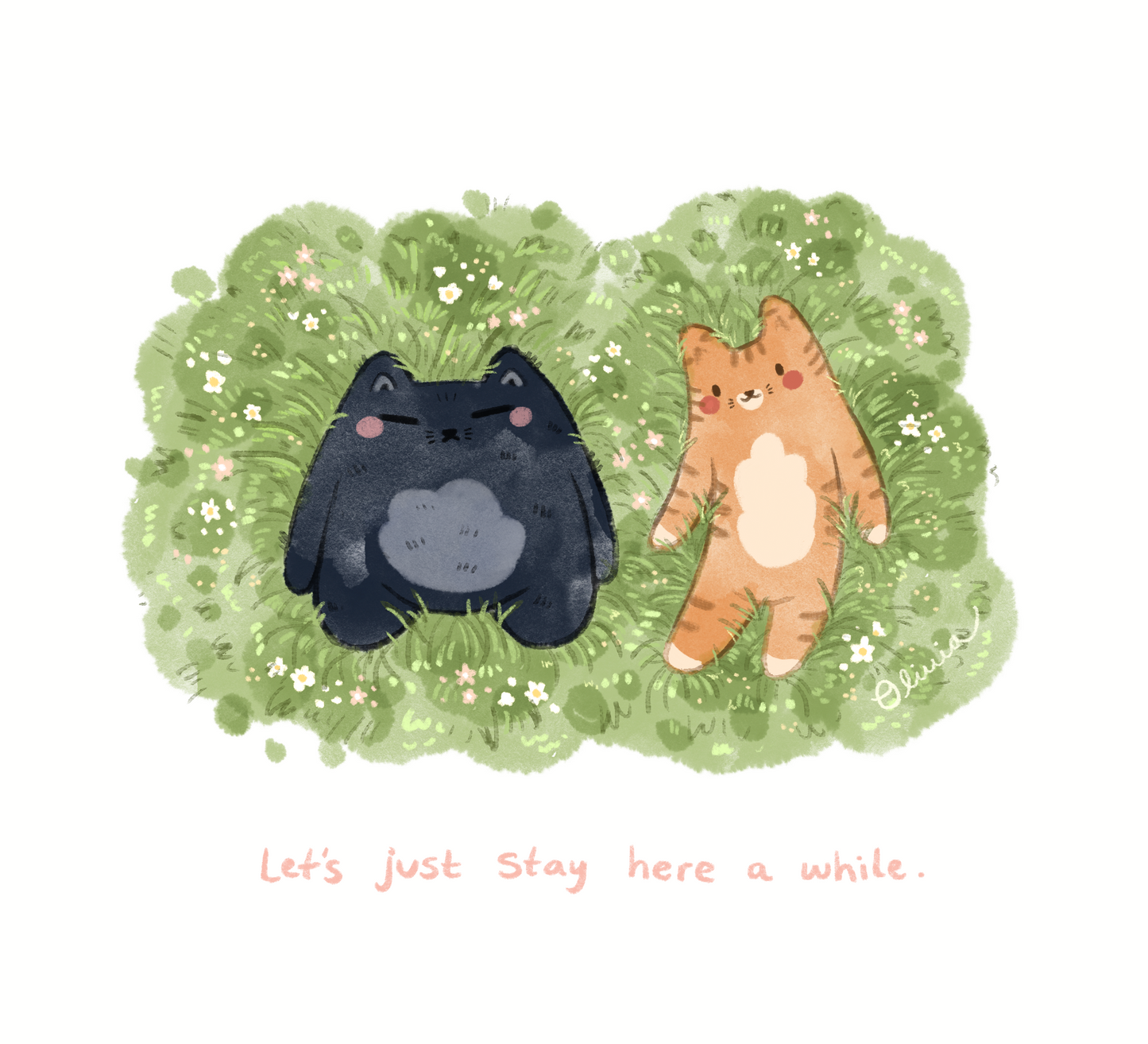 Let's Just Stay Here a While print