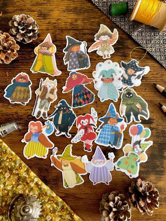 The Owl Folk sticker pack